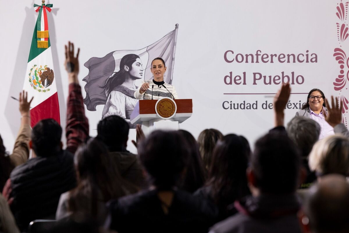 Claudia Sheinbaum, presidenta de México, encabezó la conferencia matutina desde Palacio Nacional. | Presidencia / Cuartoscuro