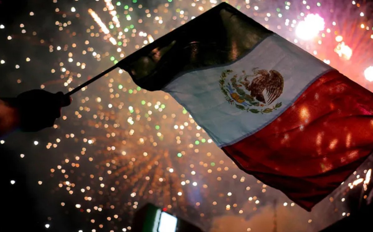 Festejo Grito de Independencia en México.