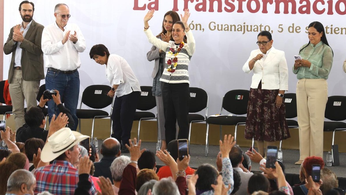 Guanajuato, fue el primer escenario de Sheinbaum para acercar su informe a la gente. |Foto:  Jorge Carballo