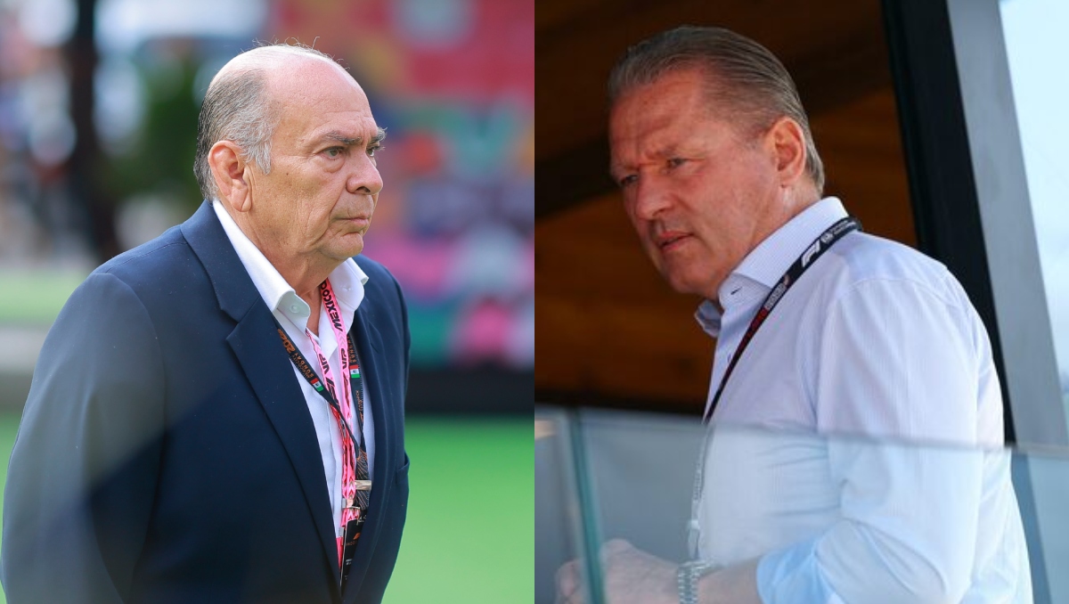 Jos Verstappen llama "cobarde" al papá de Checo Pérez tras declaraciones (Imago7/Reuters)