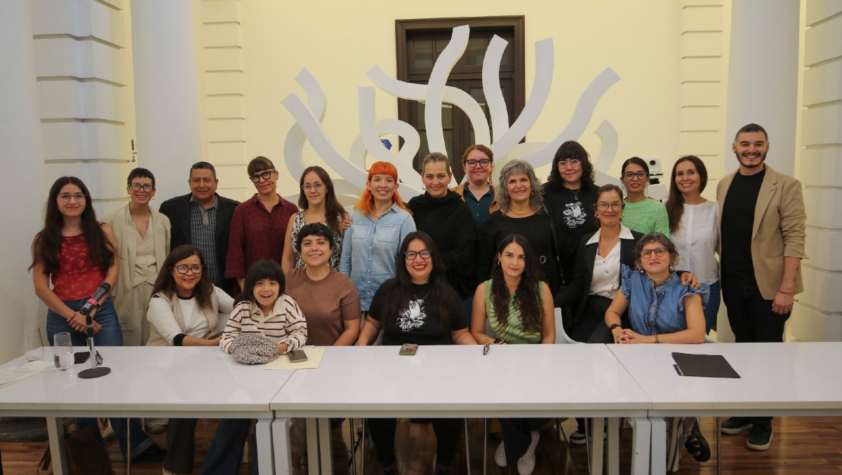 Varias de las participantes fueron parte de la charla oficial con prensa (Foto: Cortesía UdeG)