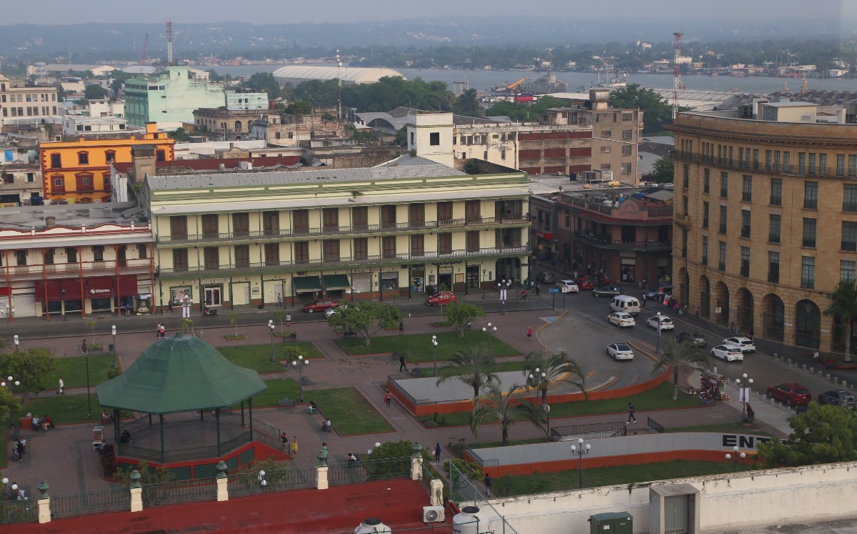 Plaza de la Libertad en Tampico. | Yazmín Sánchez