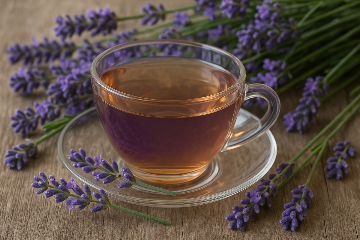 Prueba el té de lavanda para relajarte.