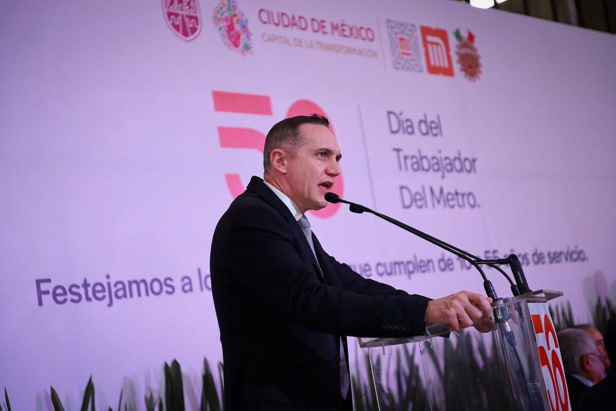 Rubalcava aseguró que el Metro es más que un transporte, es una familia. | Especial