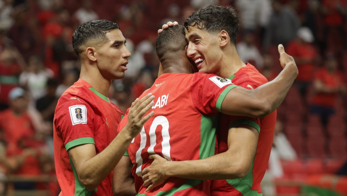 La selección de Marruecos se convirtió en la primera selección de África en clasificar al Mundial de 2026 (AFP)