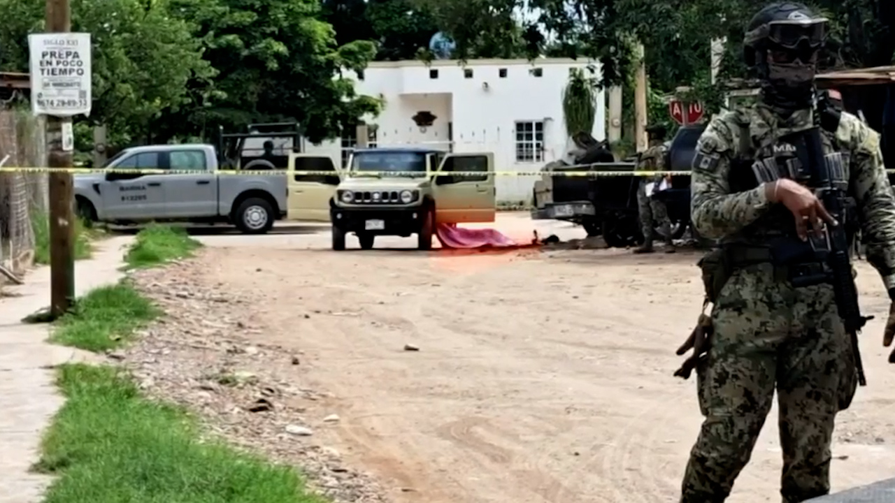 Tiroteo en Culiacán deja un hombre muerto y pánico en una escuela