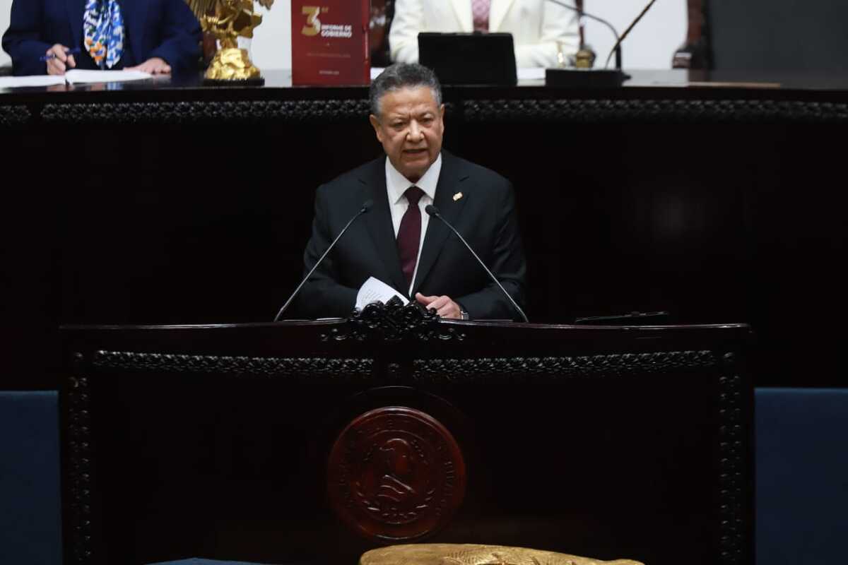 Julio Menchaca Salazar, gobernador de Hidalgo. (Jorge Sánchez)