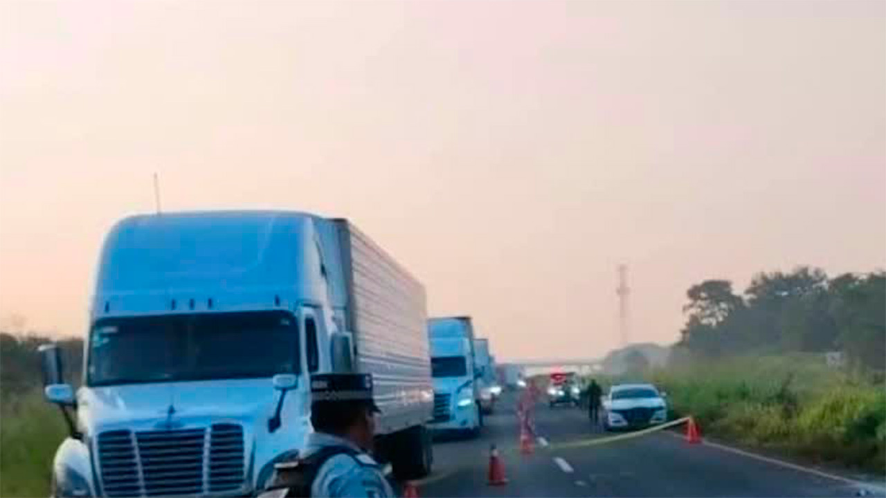 Registran dos accidentes carreteros en Veracruz; hay 2 muertos y 2 heridos