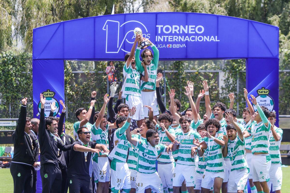 Santos Laguna ganó la final del Torneo Internacional de Fuerzas Básicas 2025 al vencer 3-0 a Orlando City. | Especial