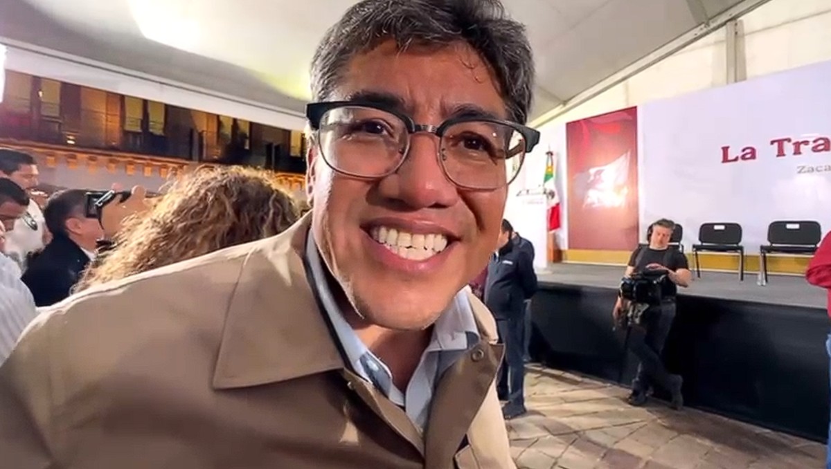 Saúl Monreal fue invitado al mensaje de la presidenta Claudia Sheinbaum | Captura