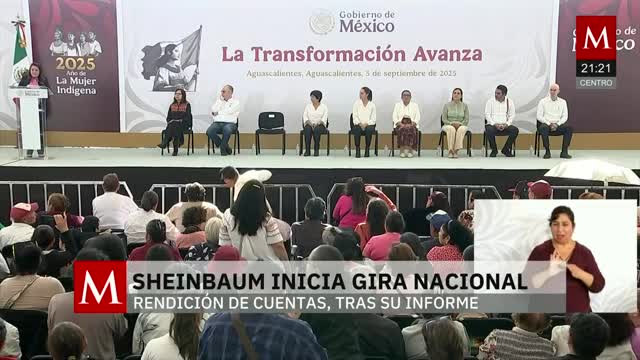 Sheinbaum inició su gira nacional de rendición de cuentas | Elisa Alanís, 5 de septiembre de 2025