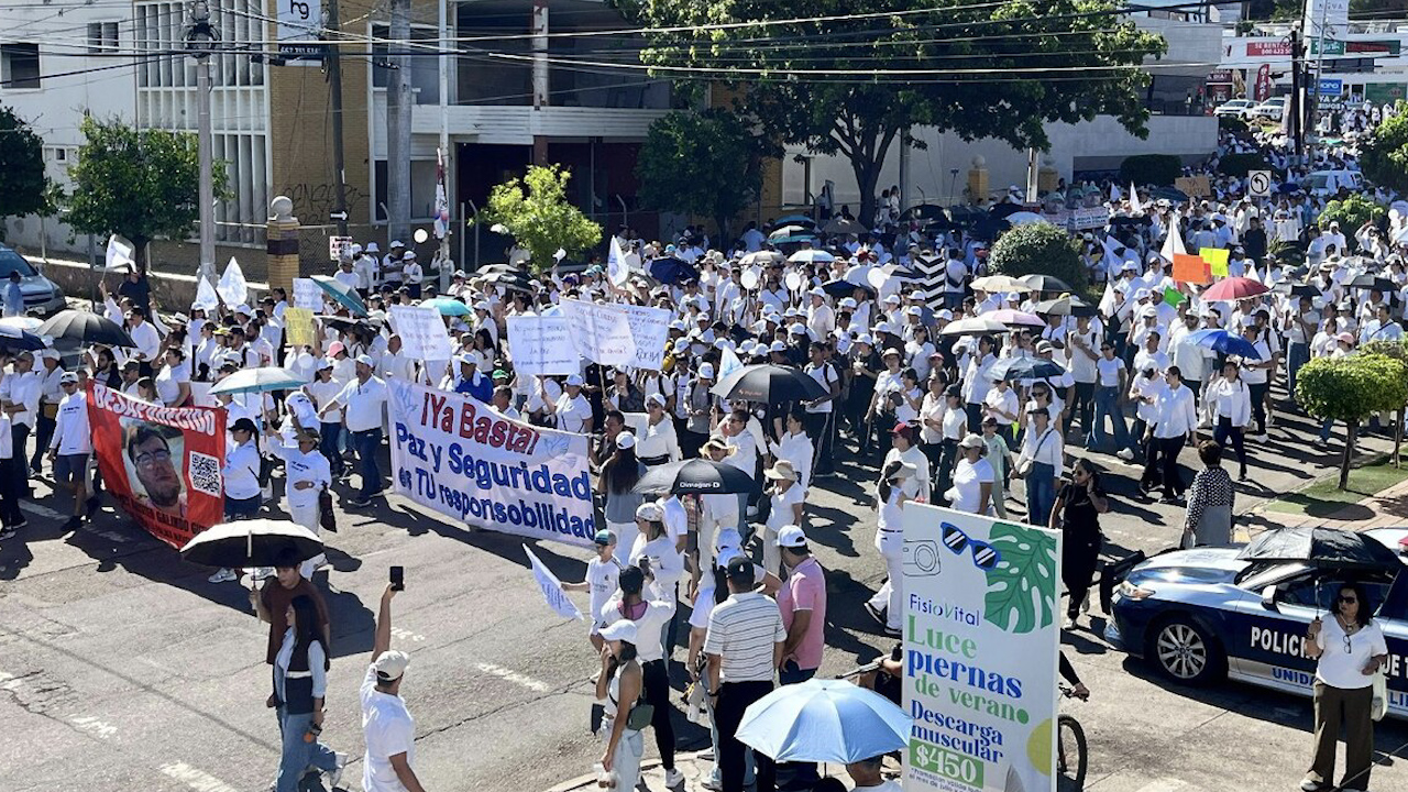 Ciudadanos de Culiacán exigen paz tras el aumento de hechos violentos
