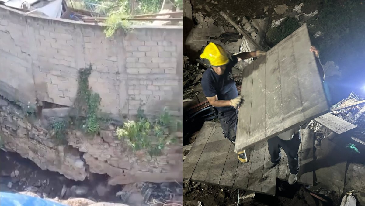 Conagua y Protección Civil advierte sobre riesgo de derrumbe en más casas de Atizapán de Zaragoza. Foto: (Especial)