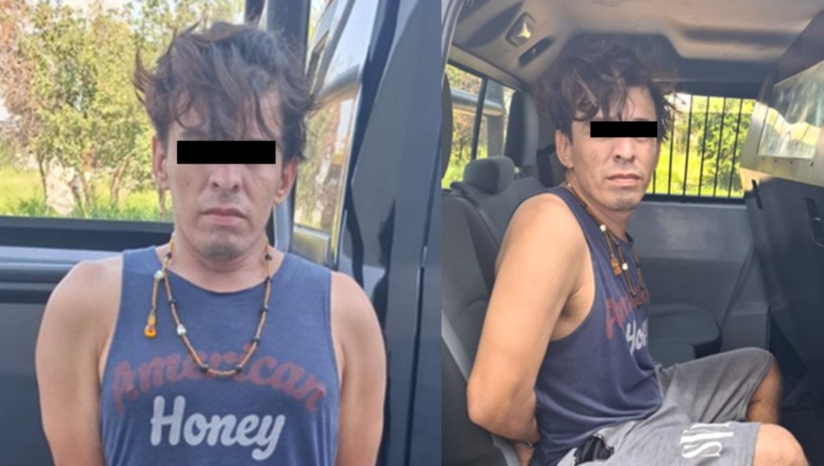 Delber “N”, de 28 años, fue sorprendido por la abuela de la menor. Foto: Especial