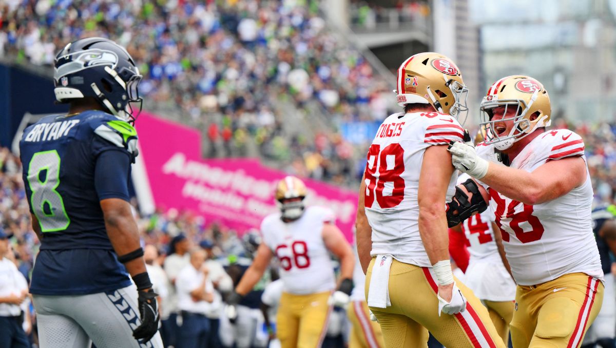 49ers vencen a los Seahawks en un partido cerrado en la Semana 1 de la NFL (Reuters)