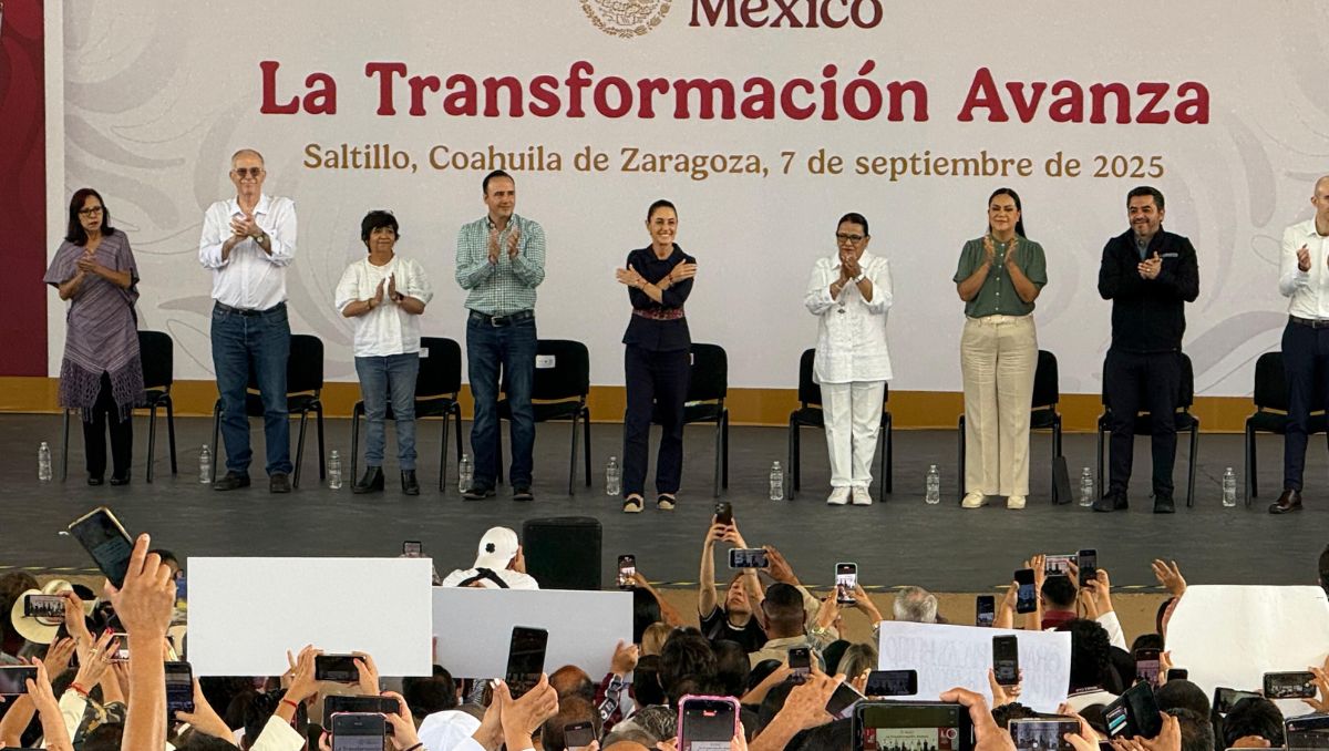 Informe de gobierno de Claudia Sheinbaum en Coahuila. | Kevin Carranza