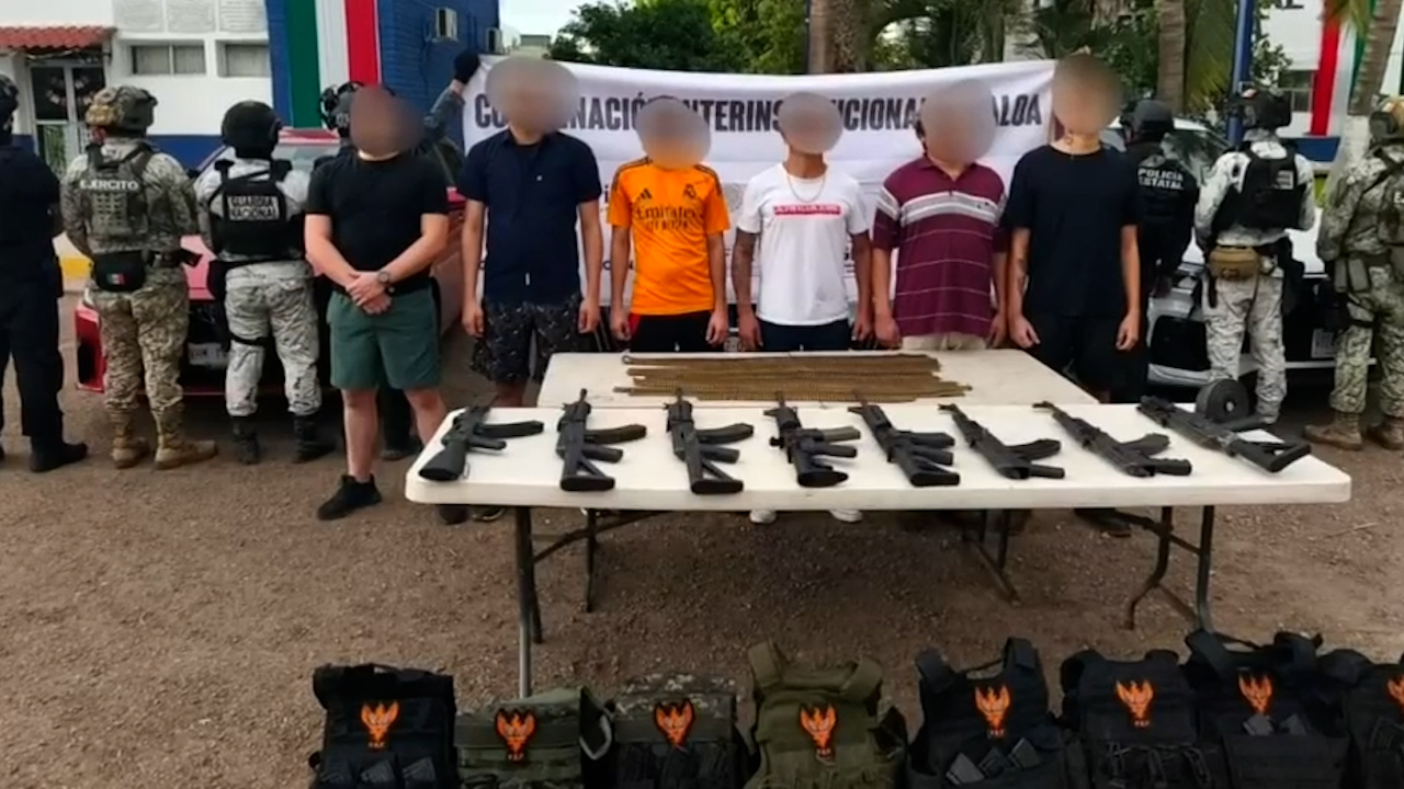 Autoridades de Sinaloa realizan operativo en residencial de Culiacán; hay 8 detenidos