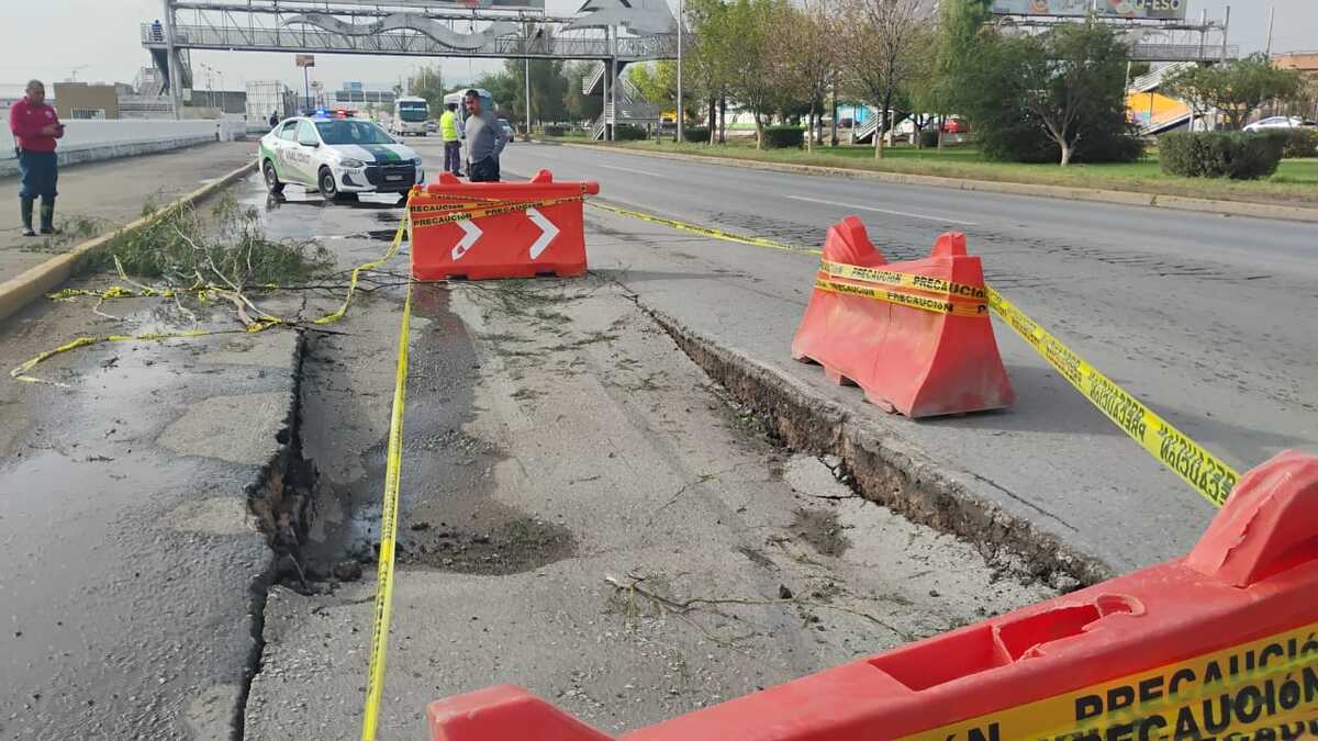 El director de Protección Civil de Gómez Palacio reportó como saldo blanco la lluvia considerada entre los 35 a 40 milímetros.| Roberto Amaya.