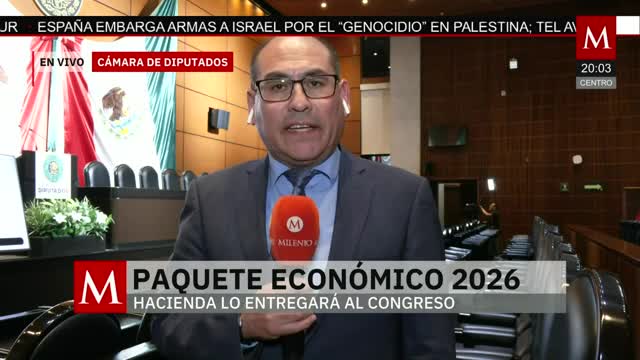 Hoy se entregará el paquete económico 2026 al congreso | Pedro Gamboa, 8 de septiembre de 2025