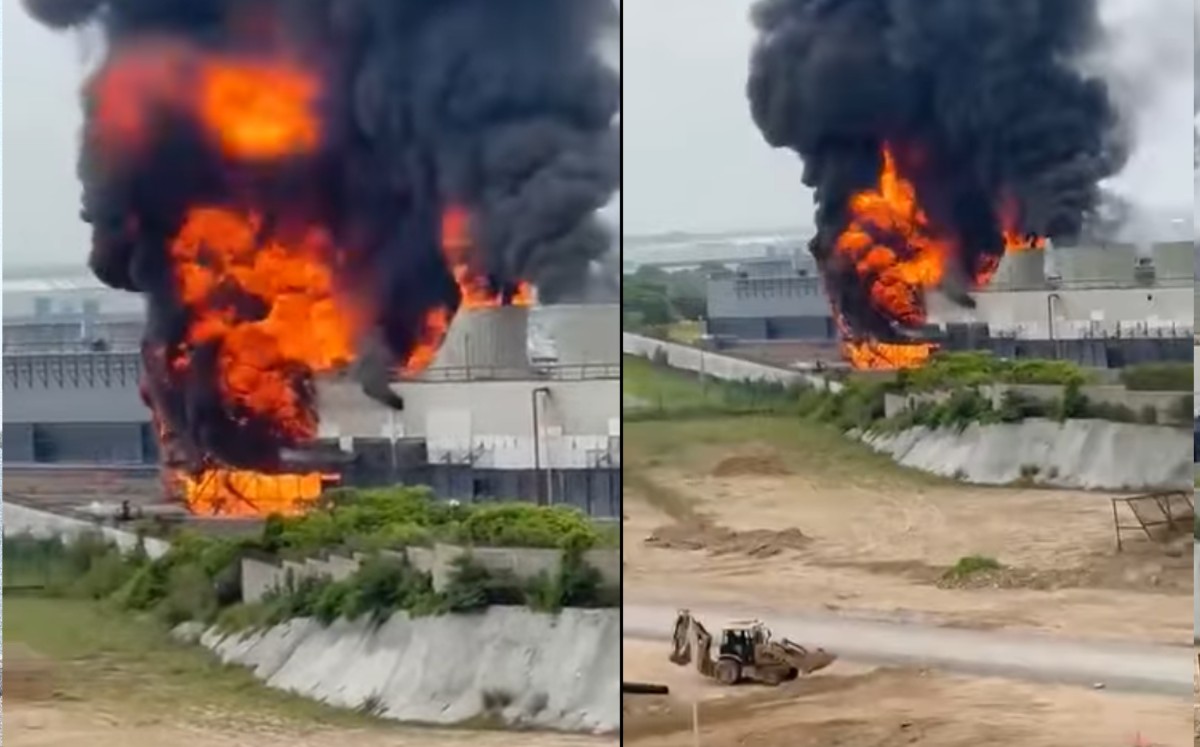 Incendio en empresa del Altamira. Iberdrola.