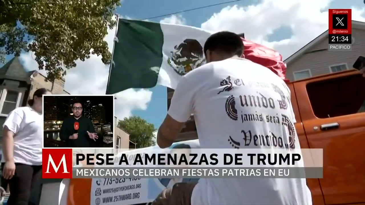 Migrantes mexicanos en Chicago mantienen celebraciones pese a redadas de Trump