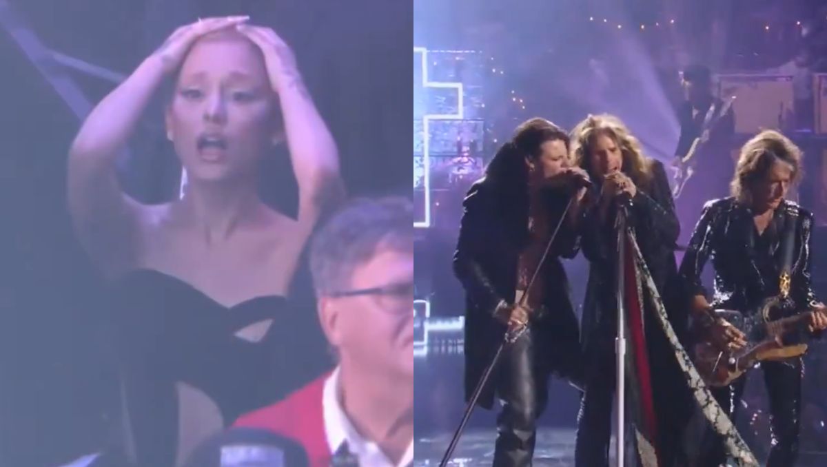 Reacción de Ariana Grande a homenaje de Ozzy en VMAs 2025 se viraliza