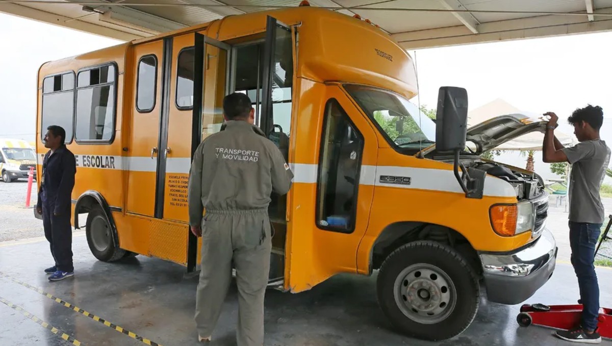Nueva ruta de transporte escolar gratuito a prueba en Ciudad Madero