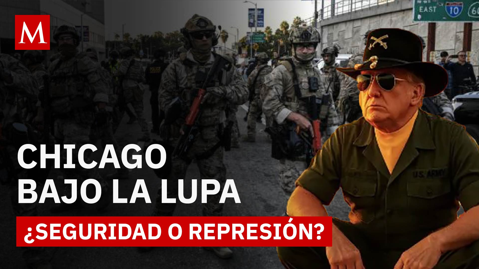Trump habla de limpiar ciudades: entre Guardia Nacional y guerra civil