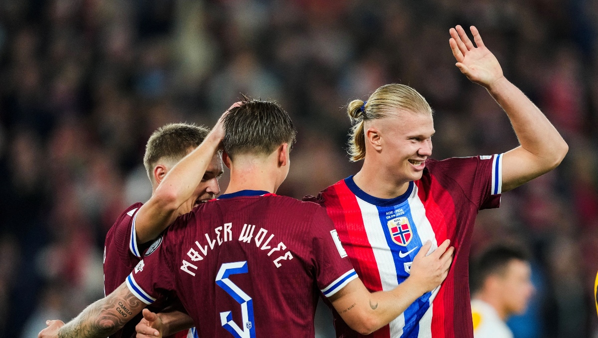Haaland comanda goleada de Noruega sobre Moldavia en las eliminatorias Uefa (Reuters)