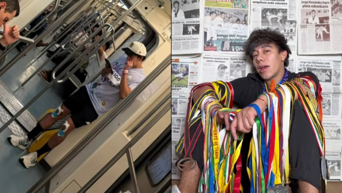 Influencer responde tras usar el metro en el Maratón