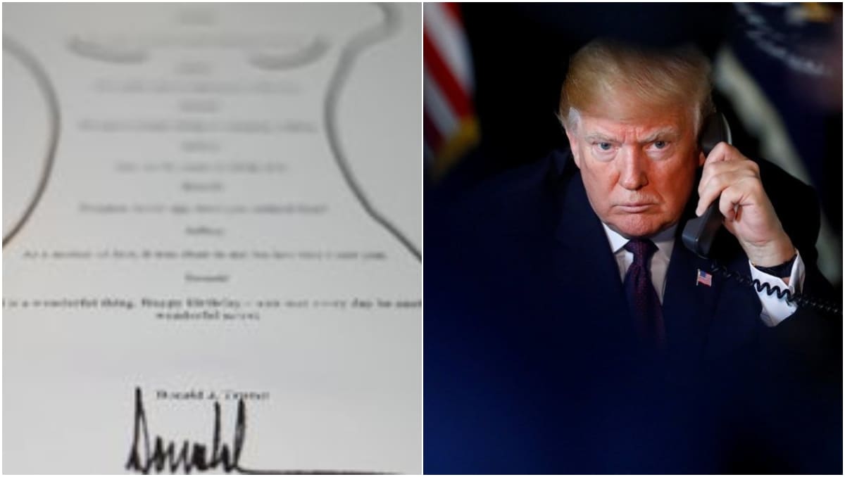 El presidente Donald Trump rechazó haber enviado dicha carta desde julio | Especial
