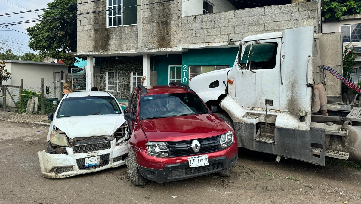 Accidente de tráiler en ciudad madero casi mata a una mujer en Ciudad Madero
