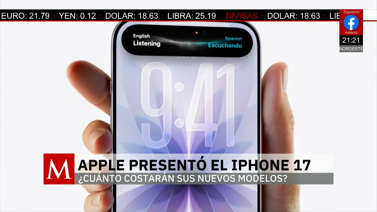 Apple presenta el iPhone 17 con características innovadoras