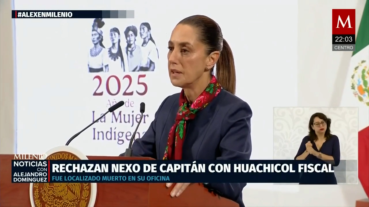 Claudia Sheinbaum descarta vínculo entre muerte de marinos y red de huachicol