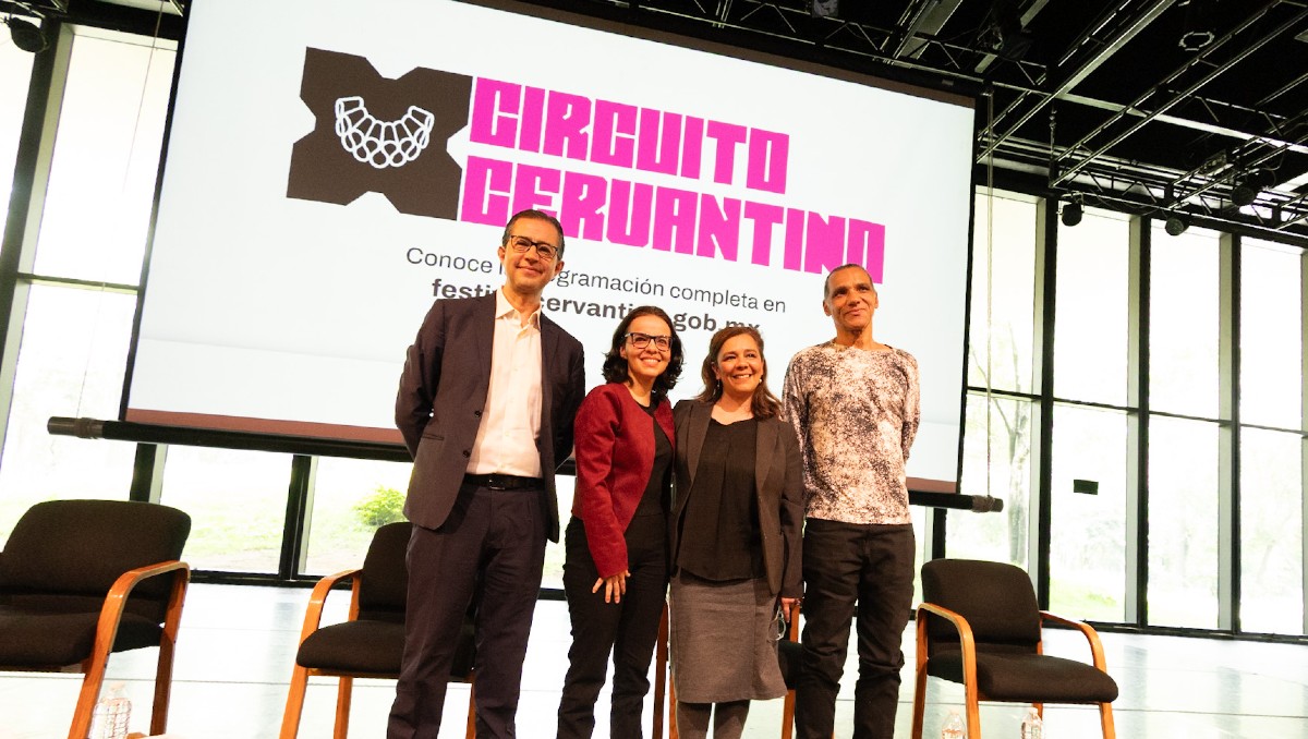 Durante la presentación del Circuito Cervantino | Especial