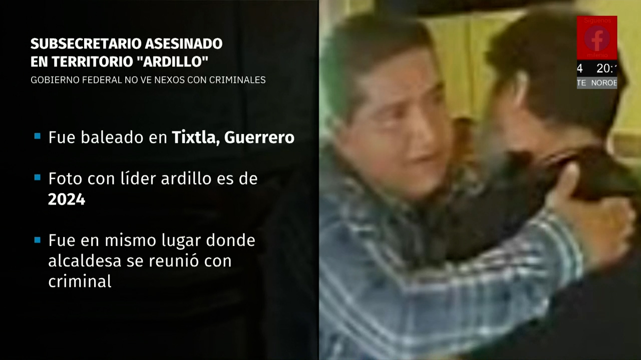 Gobierno federal niega vínculo del crimen organizado con homicidio de subsecretario en Tixtla