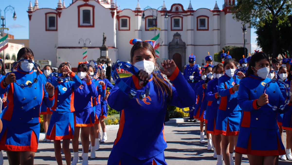 Más de 4 mil estudiantes desfilarán el 16 de septiembre en Puebla | EsImagen (archivo)