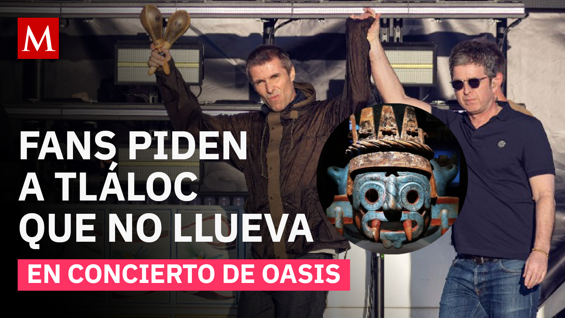 Oasis en México: fans recurren al dios Tláloc para evitar lluvia en los shows