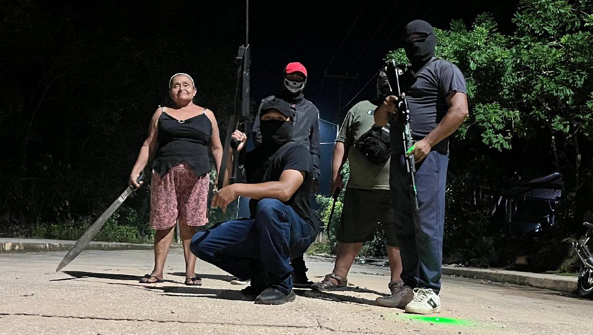Los vecinos decidieron volver a retomar  la guardia comunitaria ante la falta de personal de la Policía Estatal. (Especial)