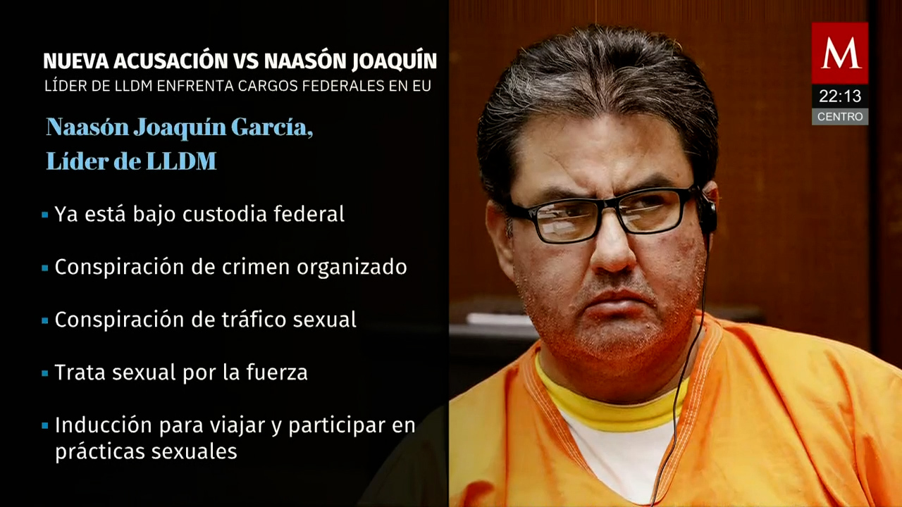 Nueva acusación federal contra Naasón Joaquín García por tráfico sexual y abuso