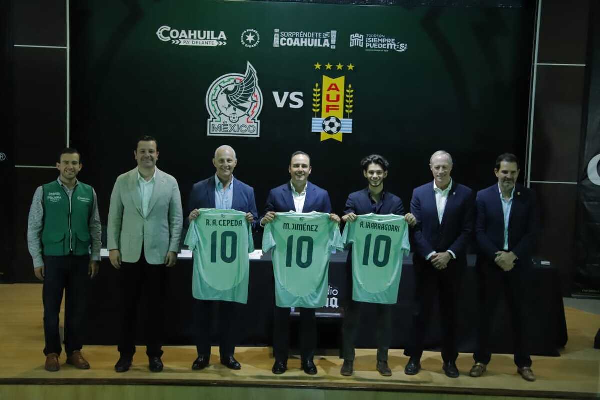 Anuncian partido amistoso de México  vs Uruguay en Torreón. | Manuel Guadarrama