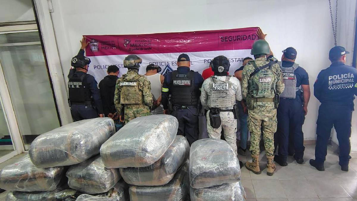 El aseguramiento de los 157 kilos de droga forma parte de la Estrategia Nacional de Seguridad Pública. Foto: (Especial)