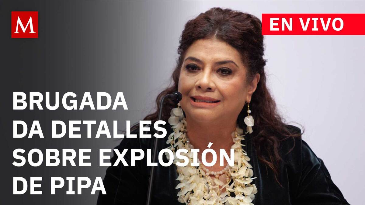 Clara Brugada da conferencia sobre la explosión de la pipa