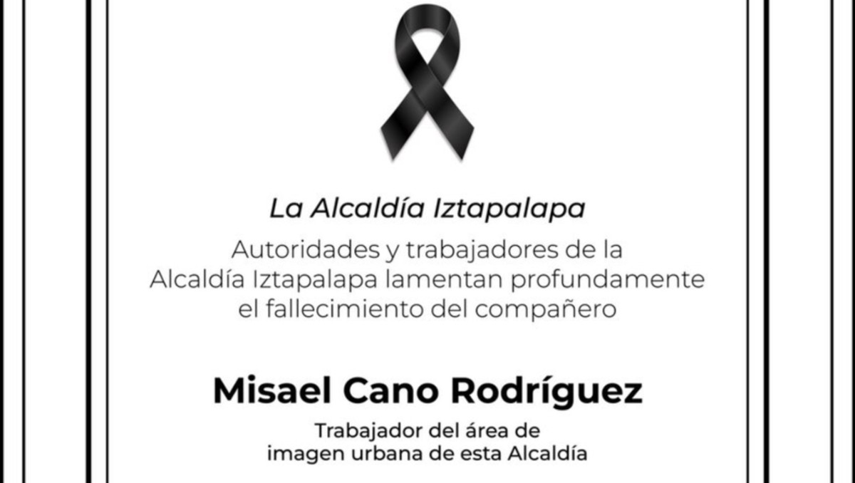 Despiden a Misael Cano: murió en explosión de una pipa en Iztapalapa. | Foto: Alcaldía Iztapalapa