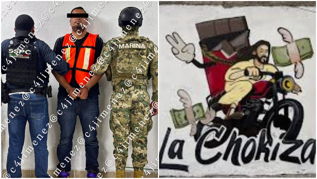 La detención de 'El Choko' se realizó en una plaza comercial de Edomex | Especial