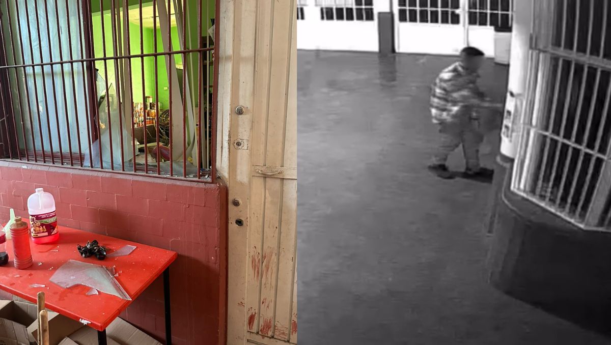 El hombre fue captado al interior del plantel. | Especial