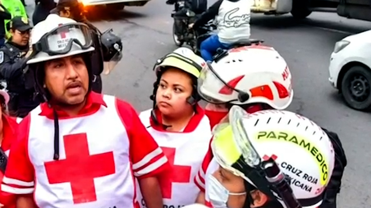Así fue el labor de la Cruz Roja Mexicana en la atención a víctimas de la explosión en Iztapalapa