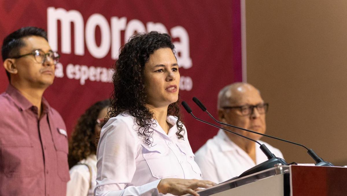 Luis María Alcalde, durante la conferencia de prensa en Campeche. | Especial