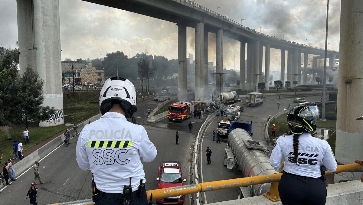 La mandataria se solidarizó con las víctimas de la explosión de la pipa en Iztapalapa. | Especial
