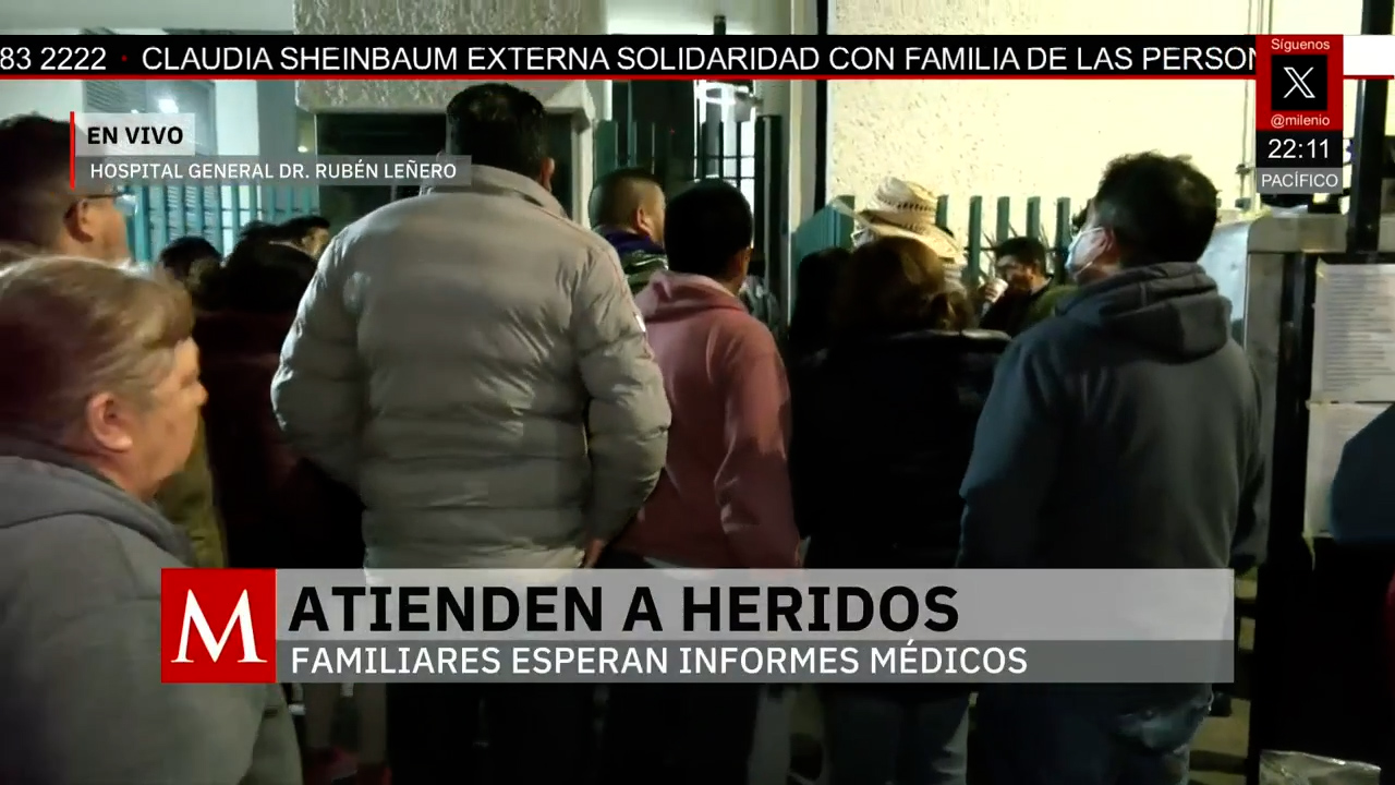 Milenio despliega equipo completo para cubrir a los lesionados por explosión en Iztapalapa